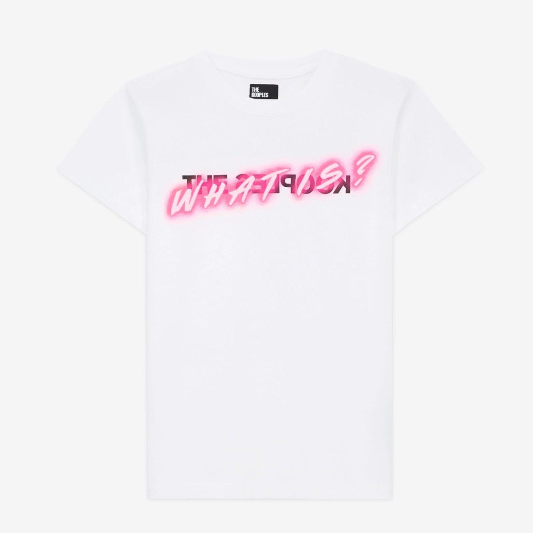 Tee-Shirt What Is Néon Blanc