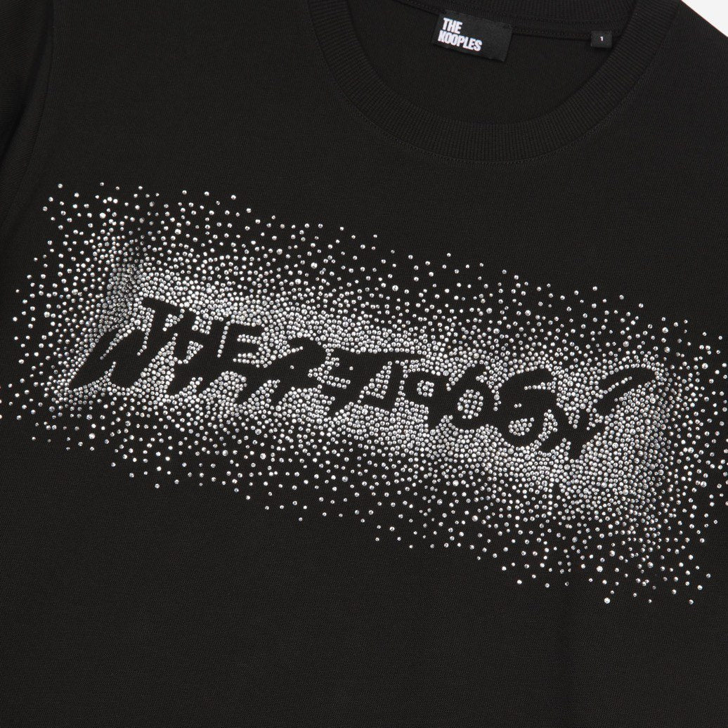 Tee-Shirt What Is Strass Noir